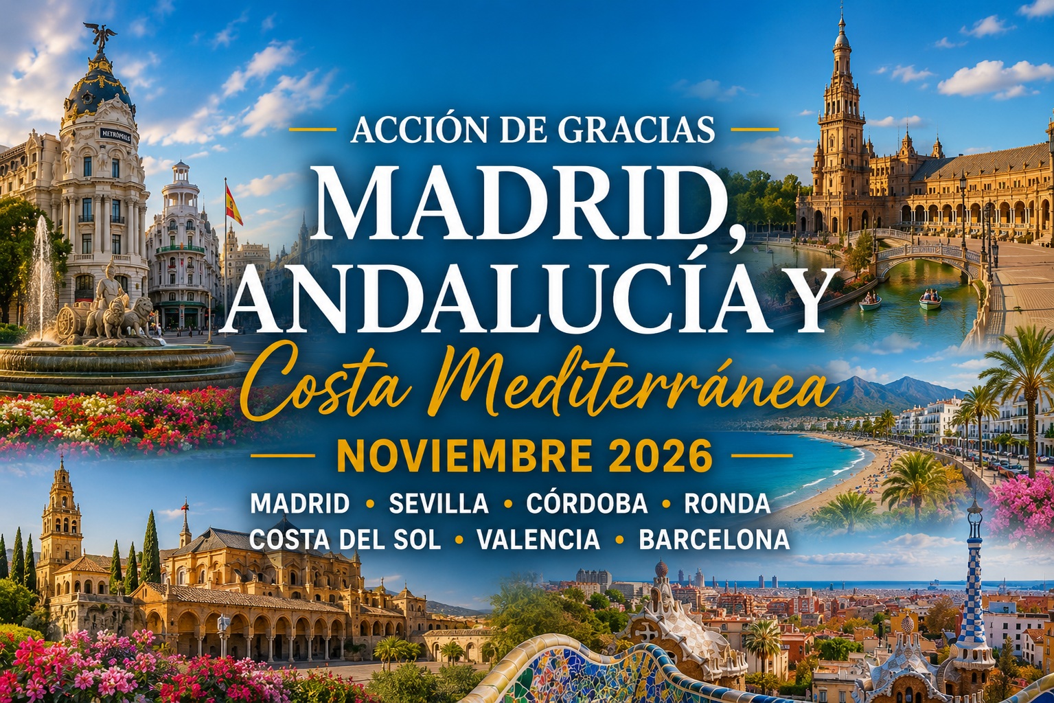 Madrid Andalucia y Costa Mediterranea